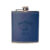 Blue Leather Jack Daniels Hip Flask