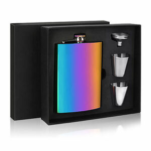 Rainbow Hip Flask