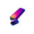 Broad Rechargeable Lighter Purple