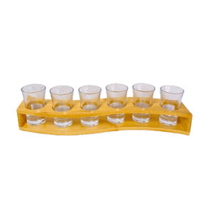 Wooden Shot Rack